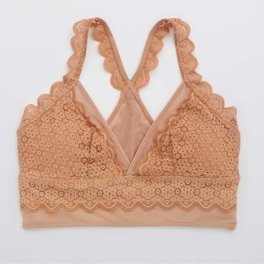 Aerie lace racer back bralette